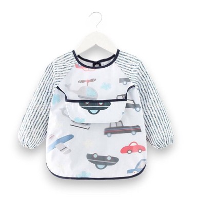 Podbradnik za bebe, s rukavima, zdjelica za hranjenje, Auto